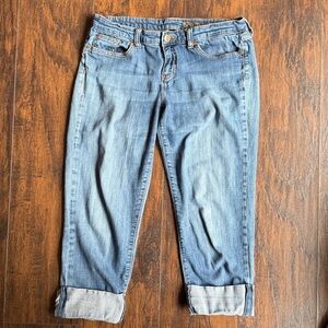 Gap Women Denim Premium Straight Crop Size 8 (H10)